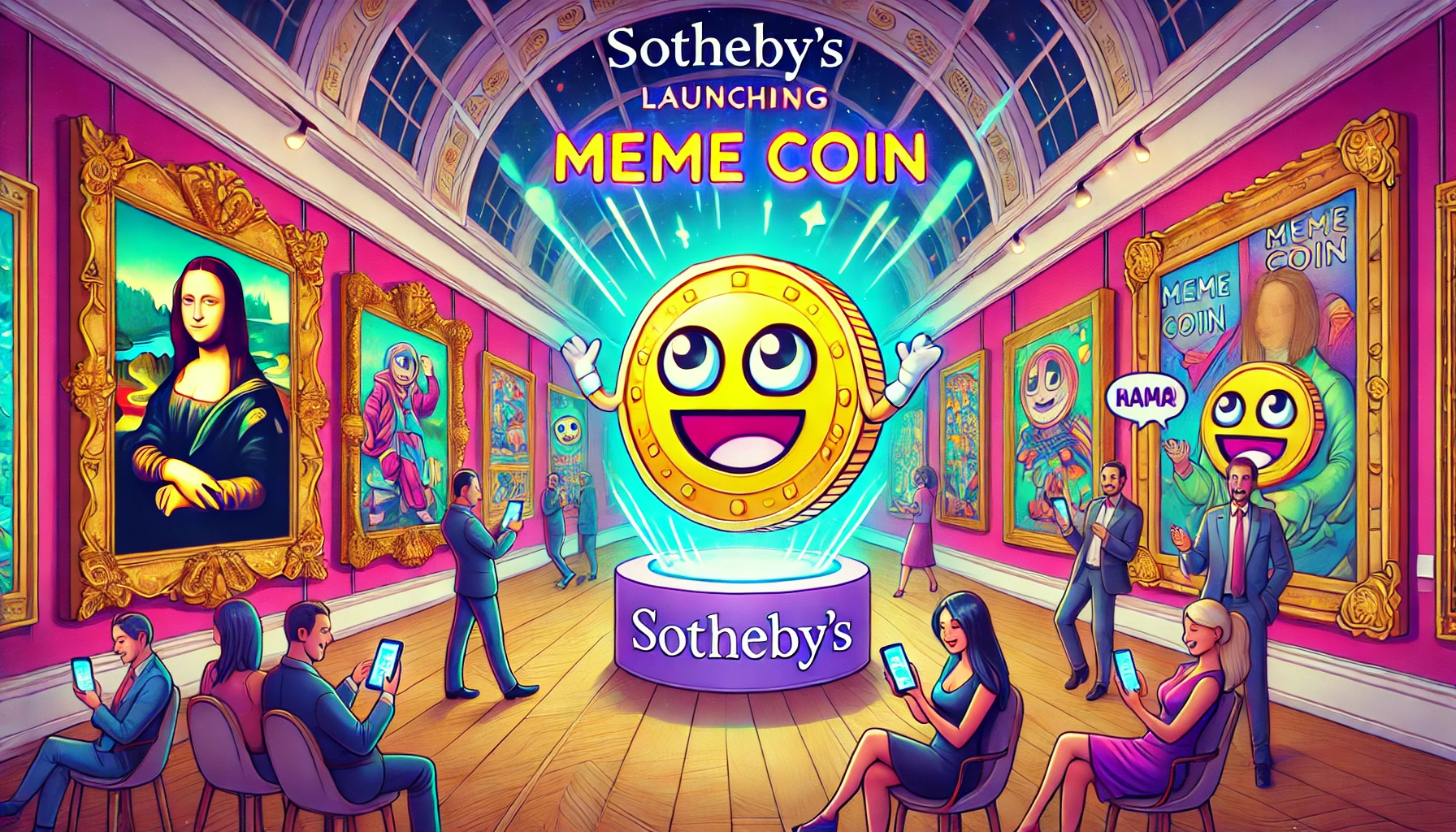 Вице-президент Sotheby’s запустил мемкоин, позволивший трейдеру заработать $1 млн за 30 минут