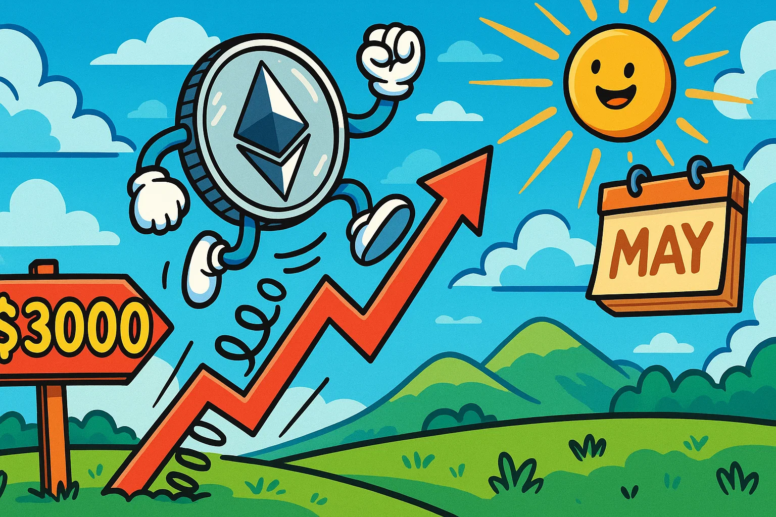 Ethereum идёт к $3 000 в мае: у ETH ещё есть потенциал роста