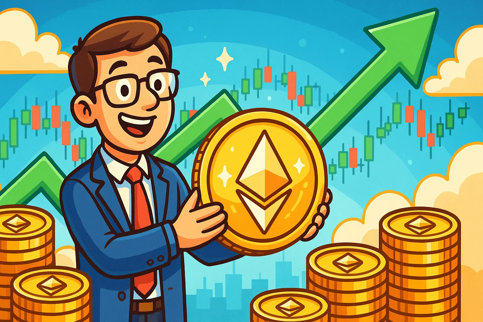 Держатели Ethereum снова в прибыли: ETH приближается к ключевым уровням